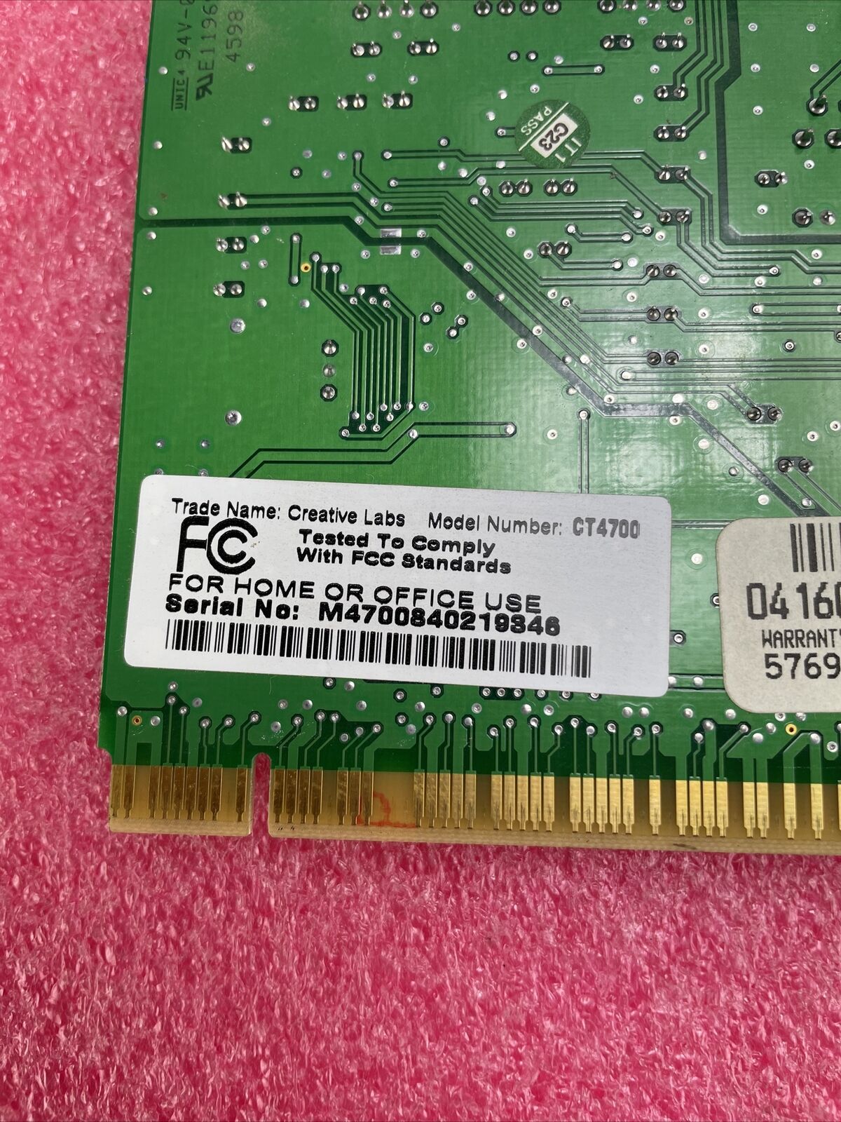 Creative Labs Sound Blaster PCI128 CT4700 PCI Audio Card