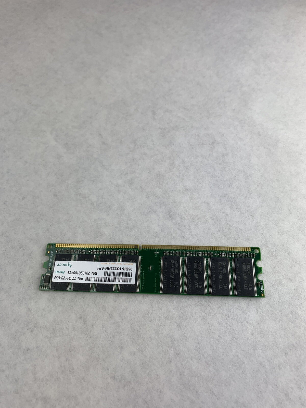 Apacer 77.G1128.40G Server Memory 96DR-1G333NN-AP1 (Lot of 2)