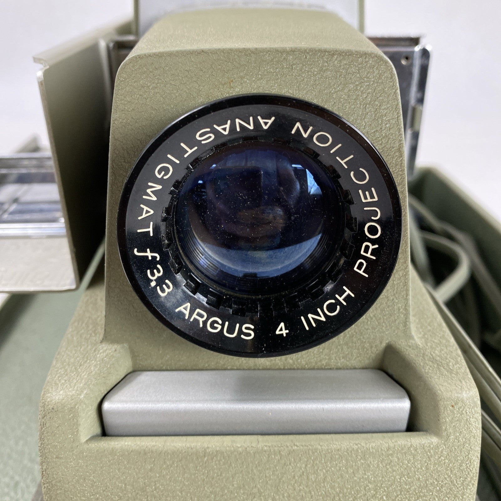 Argus 500 Model V Vintage 35mm Slide Projector Power Tested
