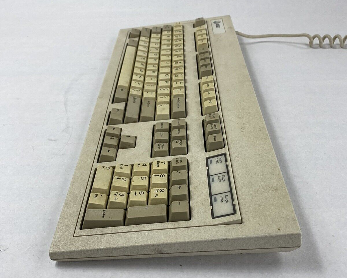 Vintage AT&T CIG8AVE03417 Enhanced Keyboard Key Tronic Untested