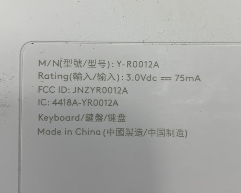 Logitech K540 Y-R0012A Wireless Keyboard No USB Dongle Power Tested - Lot of 9