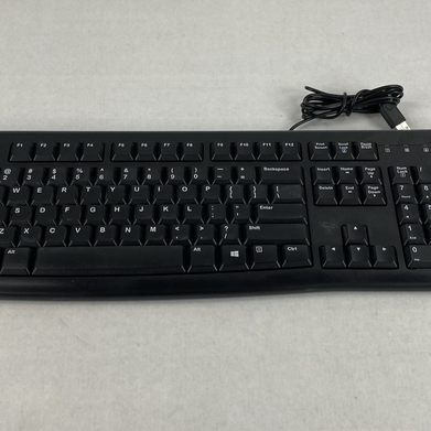 Logitech K120 Y-U0009 Wired USB Keyboard Tested Lot of 5