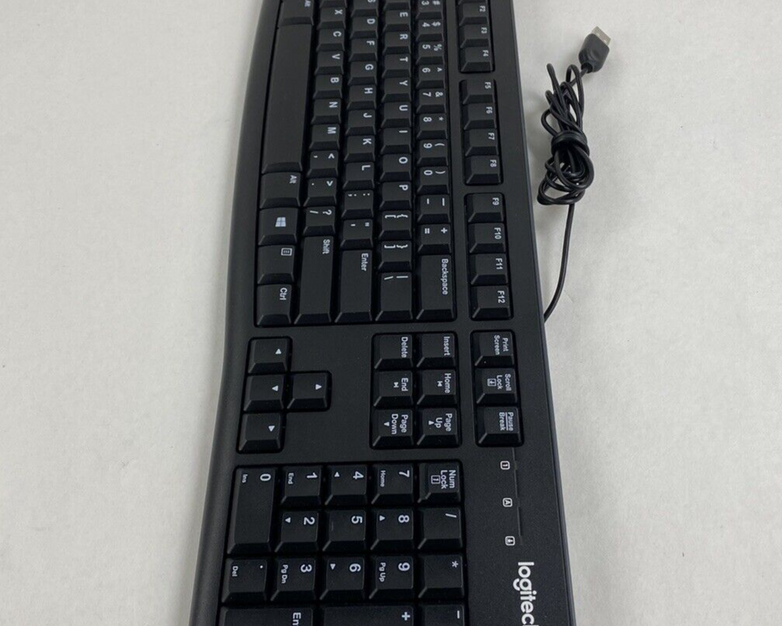 Logitech K120 YU0036 USB Keyboard Tested Lot of 3