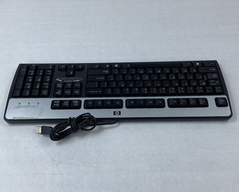 Lot of 4 HP KU-0316 USB Keyboard Tested