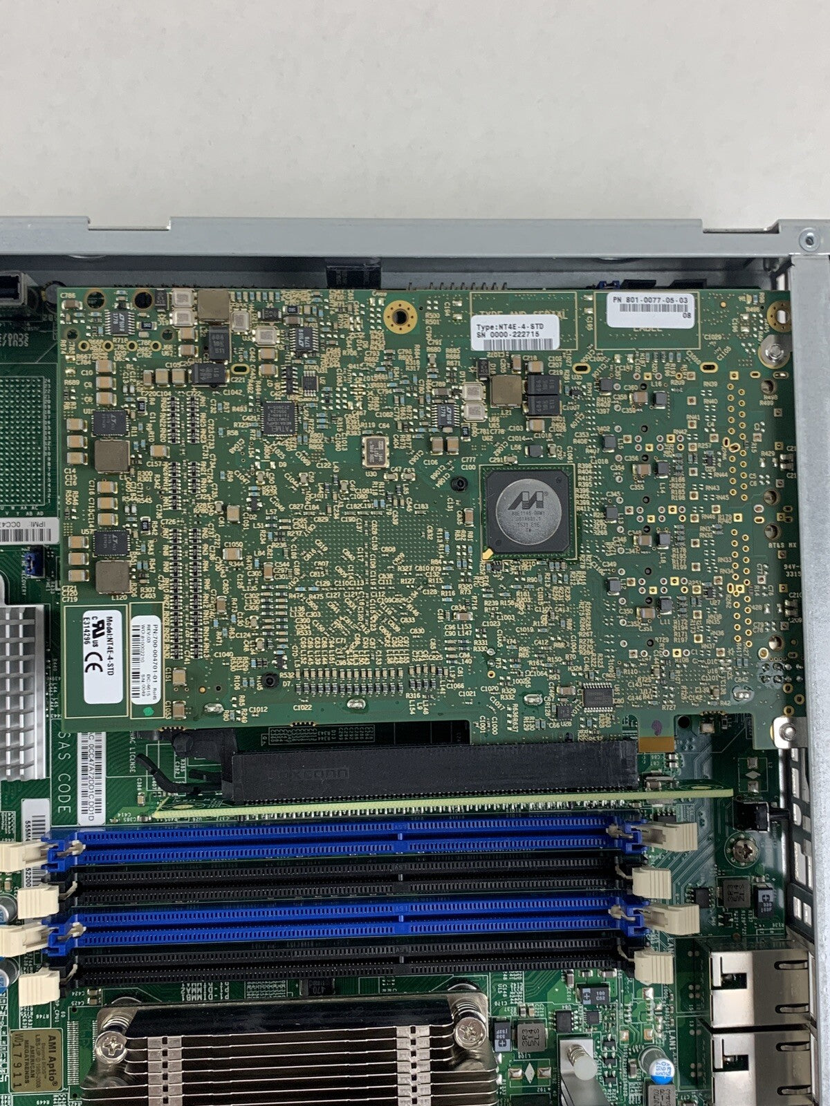 FireEye FEI-005 Firewall Security Equipment 8 GB Ram Tested No HDD No OS