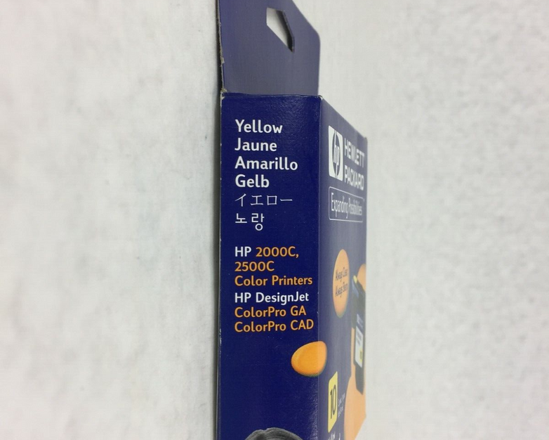 Genuine HP 10 Printhead Yellow C4803A  Warranty End Date May 2002 Factory Sealed