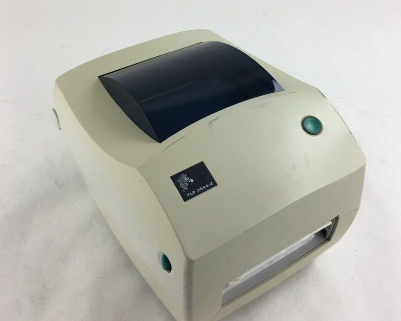 Zebra TLP 3844-Z Thermal Printer Self Tested Parts and Repair No Power Supply