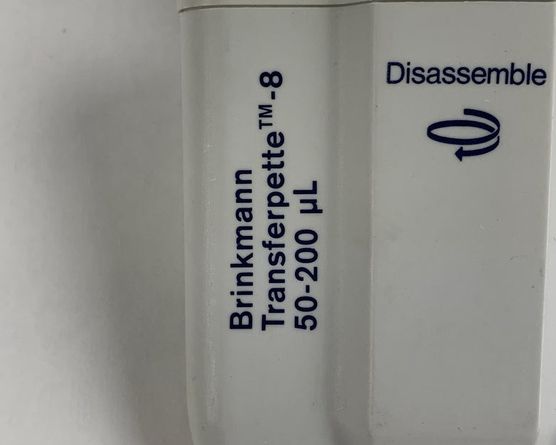 Brinkmann Transferpette-8 50-200 uL 8-Channel Manual Pipette Untested