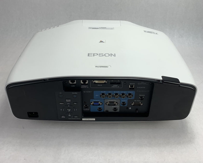 Epson H762A Pro G7400U LCD Lamp Projector - Parts or Repair No Lamp No Lens