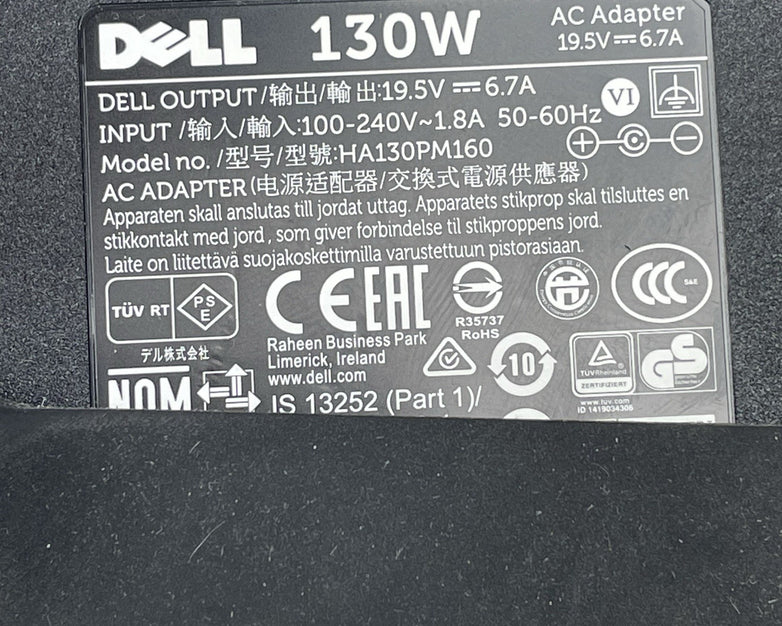 Dell HA130PM160 19.5V 6.7A 130W Lot of 4