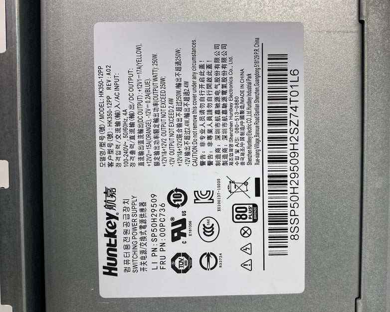 Lenovo ThinkCentre M910t MT Intel Core i5-6500 3.2GHz 16GB RAM No HDD No OS