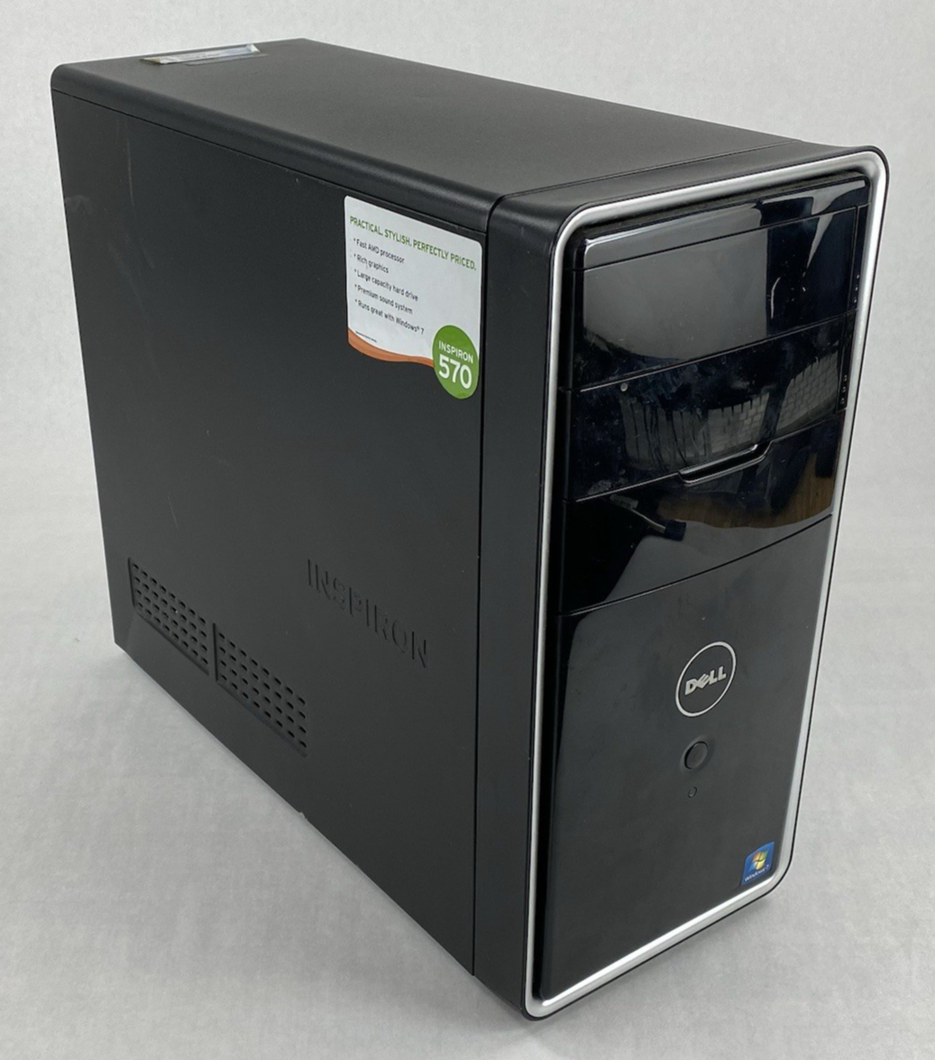 Dell Inspiron 570 MT AMD Athlon 2 x2 250 3.00GHz 8GB RAM No HDD No OS