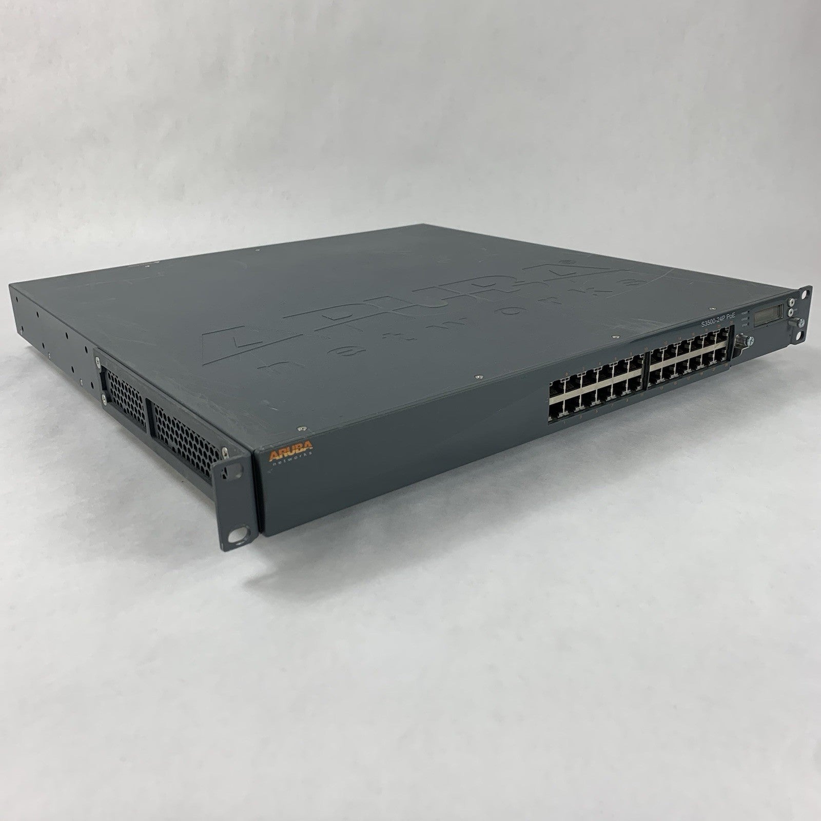 Aruba Networks S3500-24P 24-Port Gigabit PoE Ethernet Tested Reset0