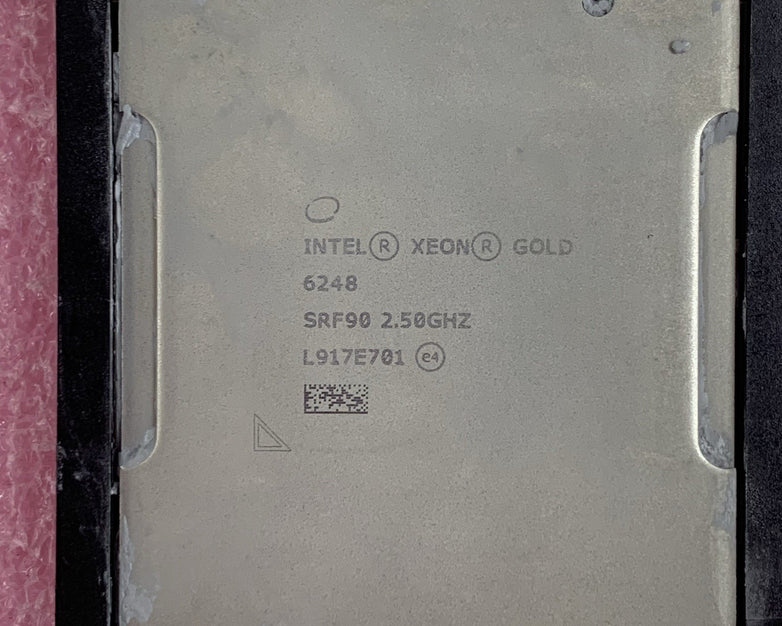 Intel Xeon Gold 6248 CPU 2.50 GHz 20 Core LGA 3647 Server Processor SRF90