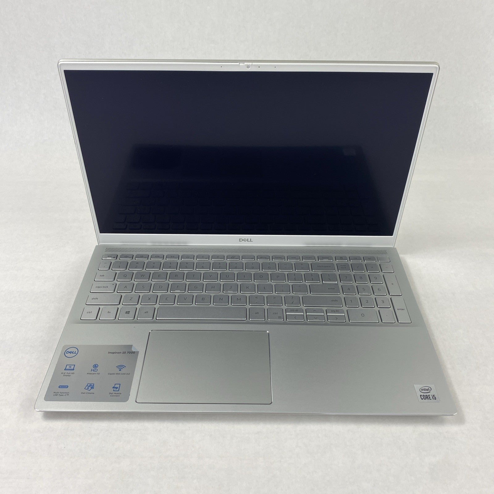 Dell Inspiron 15 7501 15.6" Touch i5-10300H 2.5GHz 16GB RAM No Battery No HDD/OS