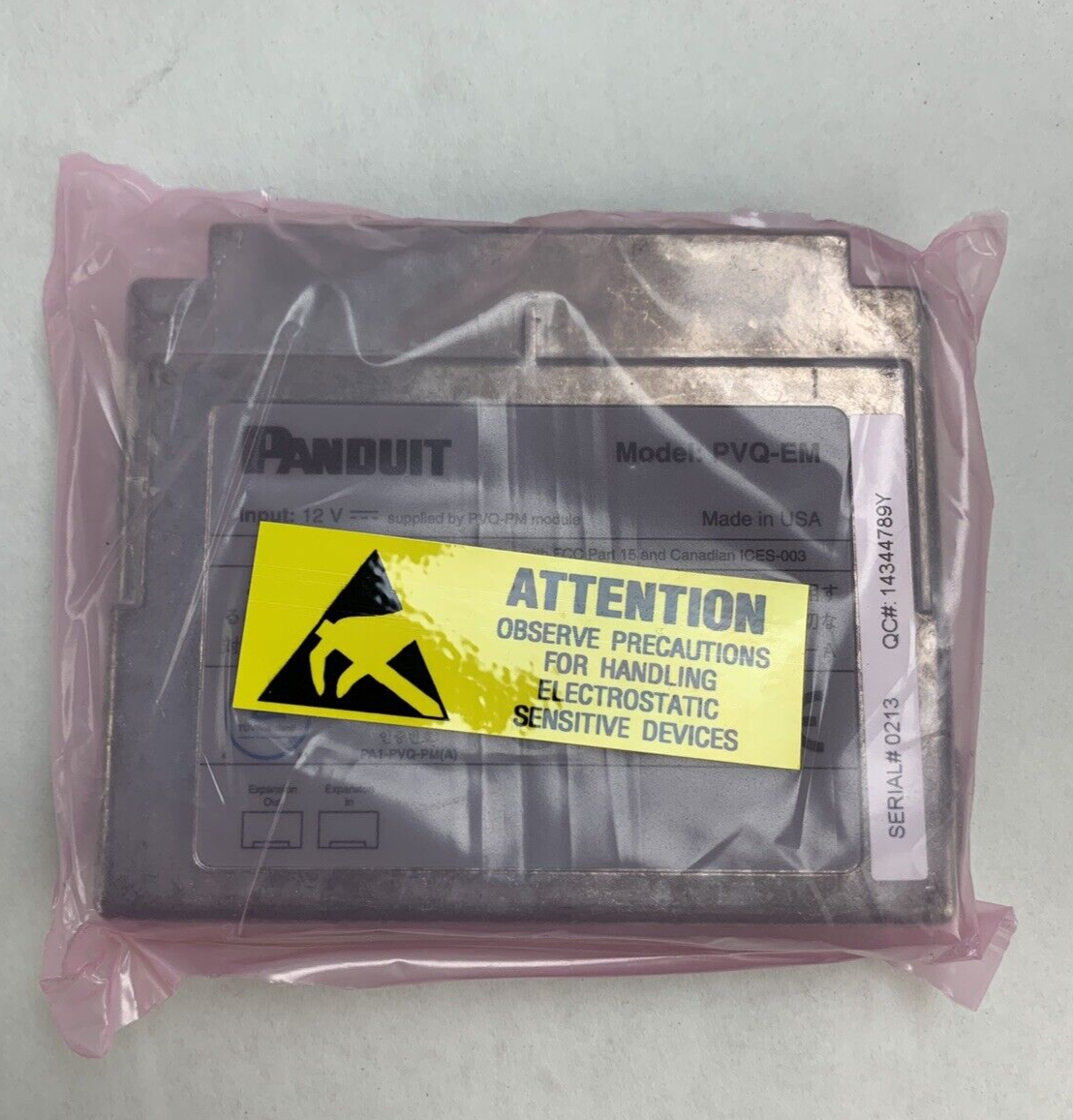 Panduit PVQ-EM PanView iQ Panel Manager Expansion Module Open Box