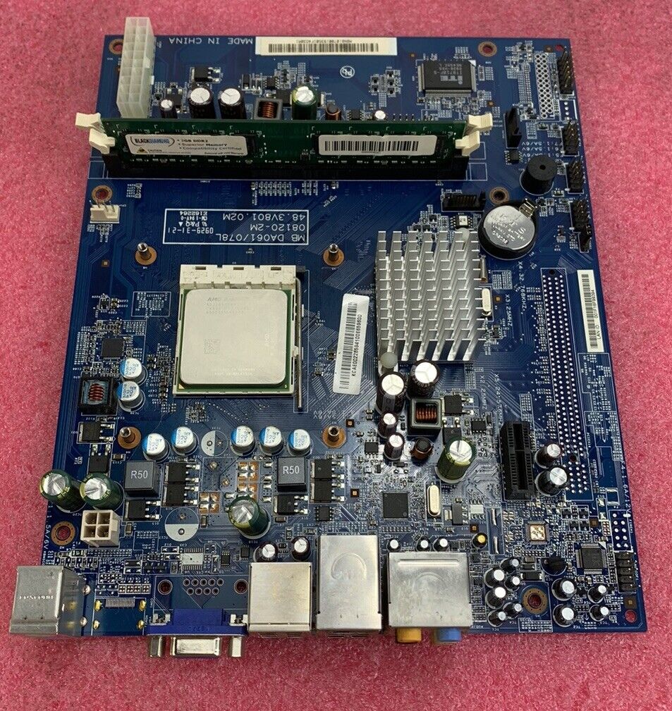 Acer eMachines DA061/078L Motherboard AMD Athlon 2850e 1.80GHz 2GB RAM No Shield