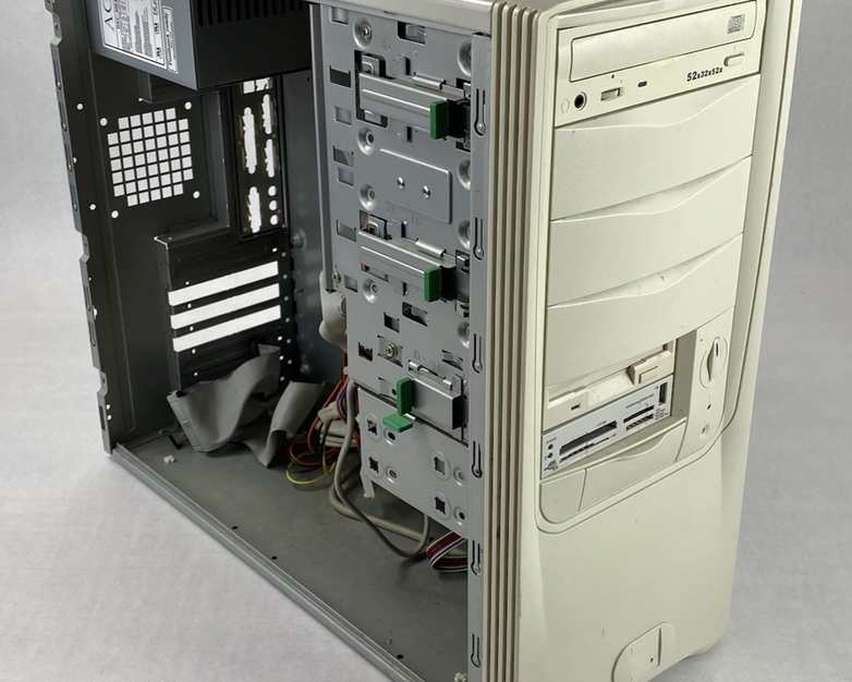 Unbranded Beige Vintage ATX Mid Tower Computer Case with 300W Power Supply
