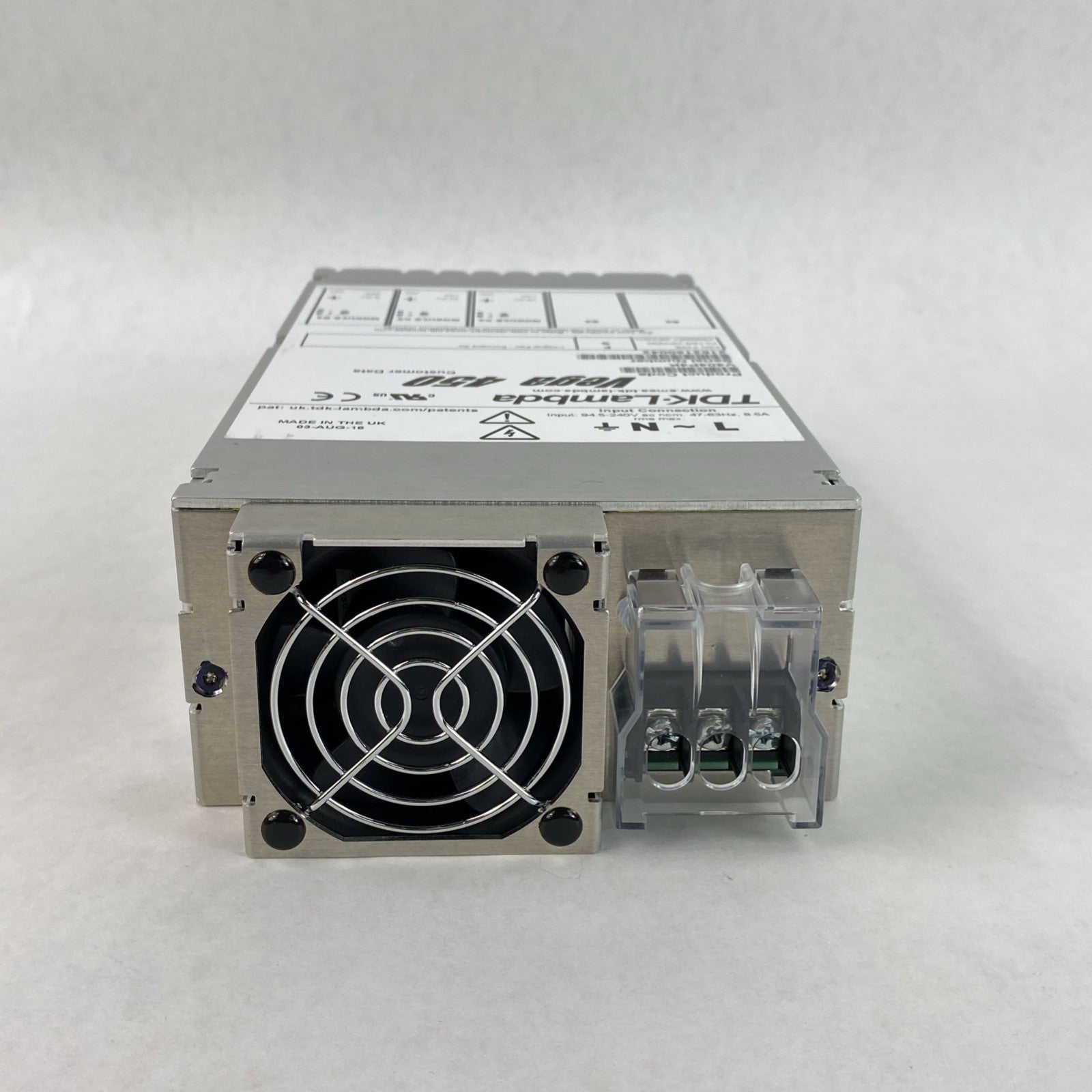 TDK-Lambda V404P4K Vega 450 450W Integral Fan Forward Air Power Supply 10101137