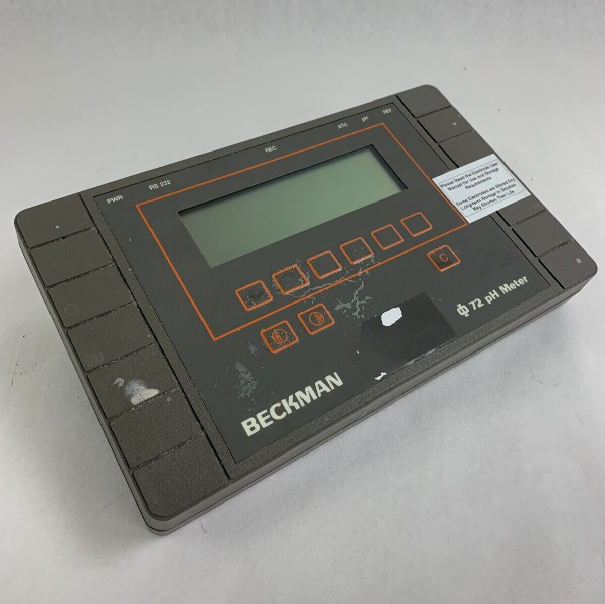 Beckman PHI 72 PH Meter 123144 12VDC 0.3 Amp