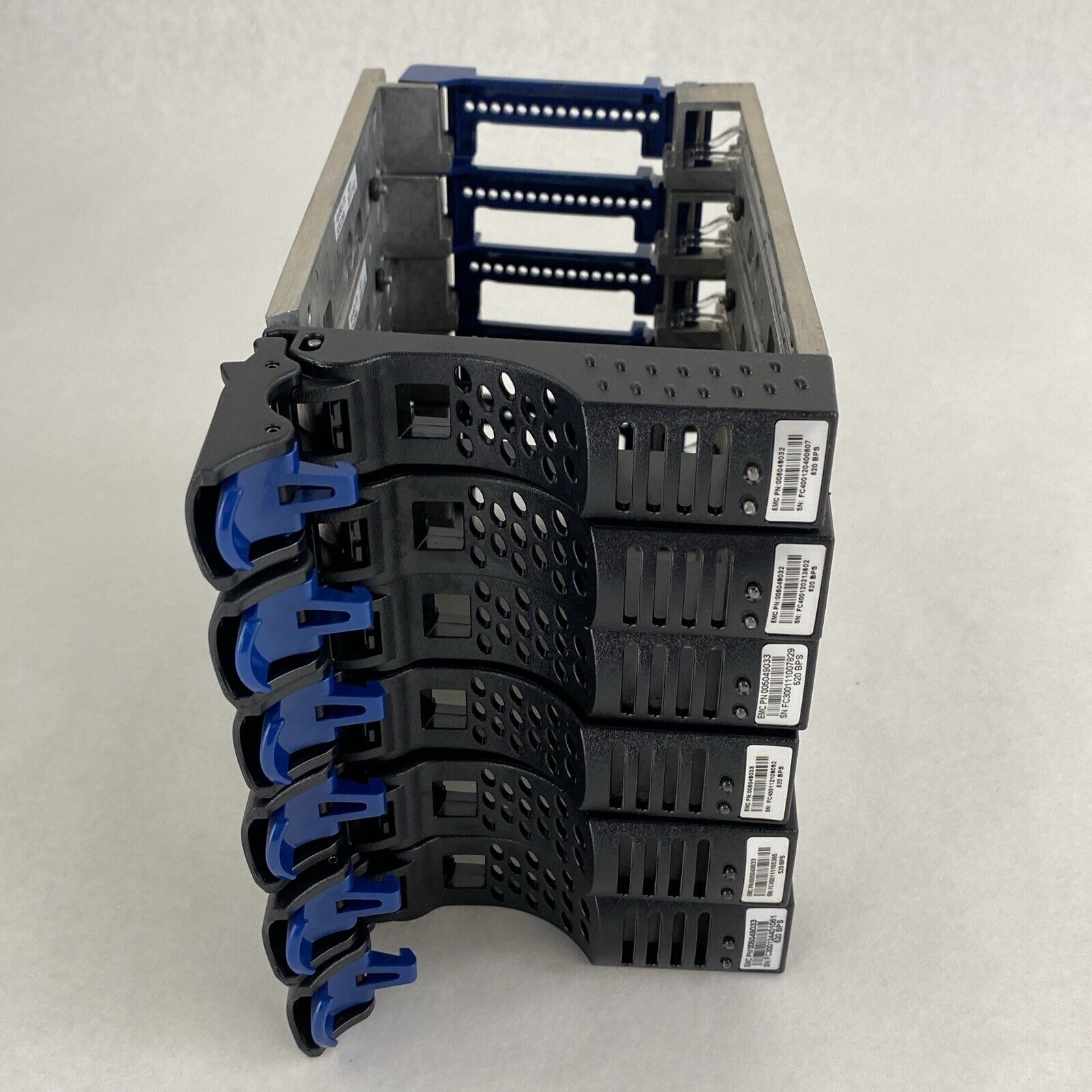 Lot of 6 EMC 005049032 / 005049033 3.5" Hard Drive Caddy Tray
