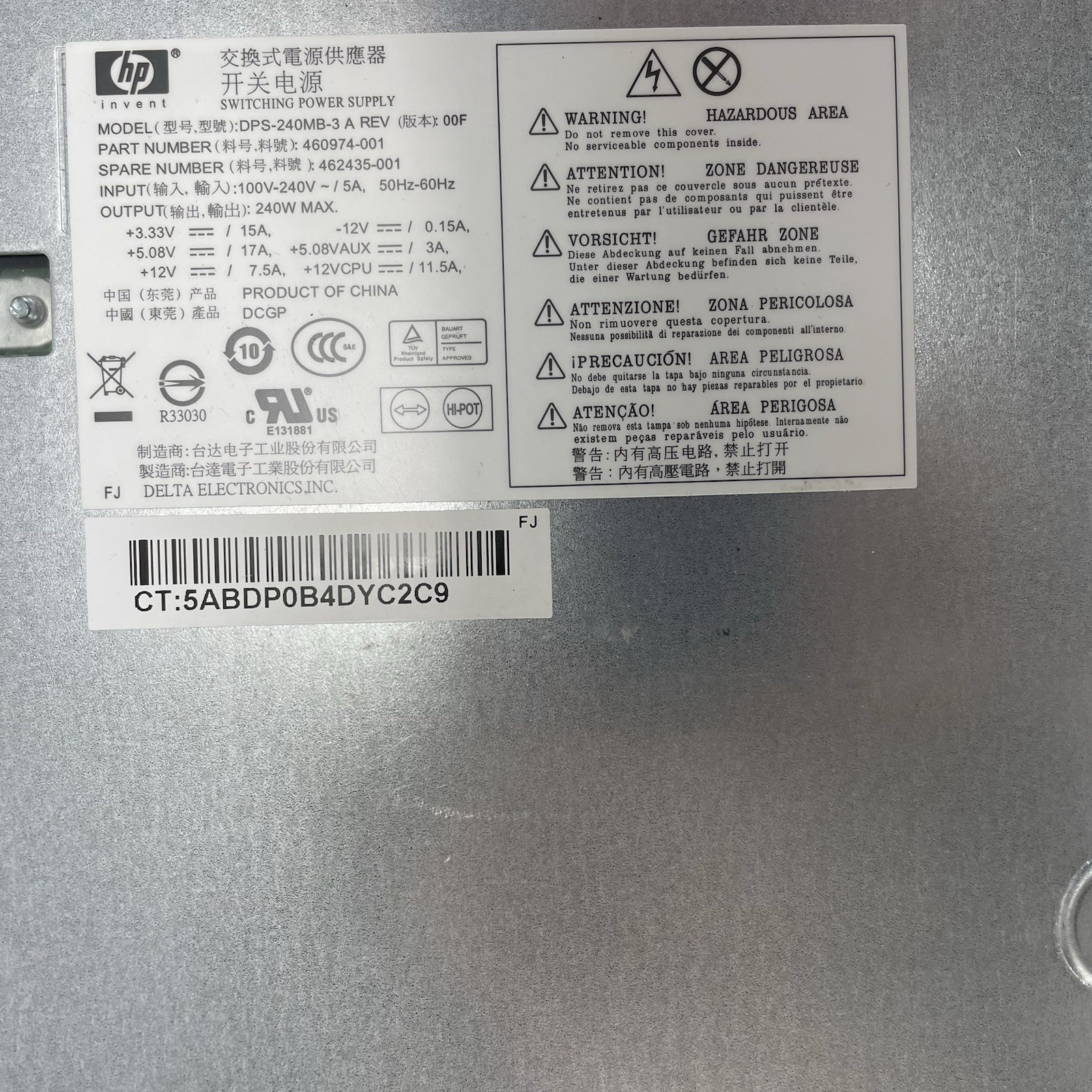 HP Compaq dc7900 MT Core 2 Duo Q8400 3.00 GHz 3 GB RAM No HDD No OS