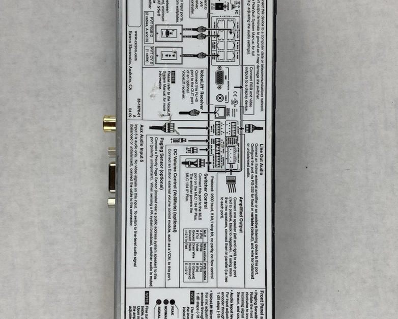 Extron PVS 305SA Polevault Switcher No AC Adapter Untested
