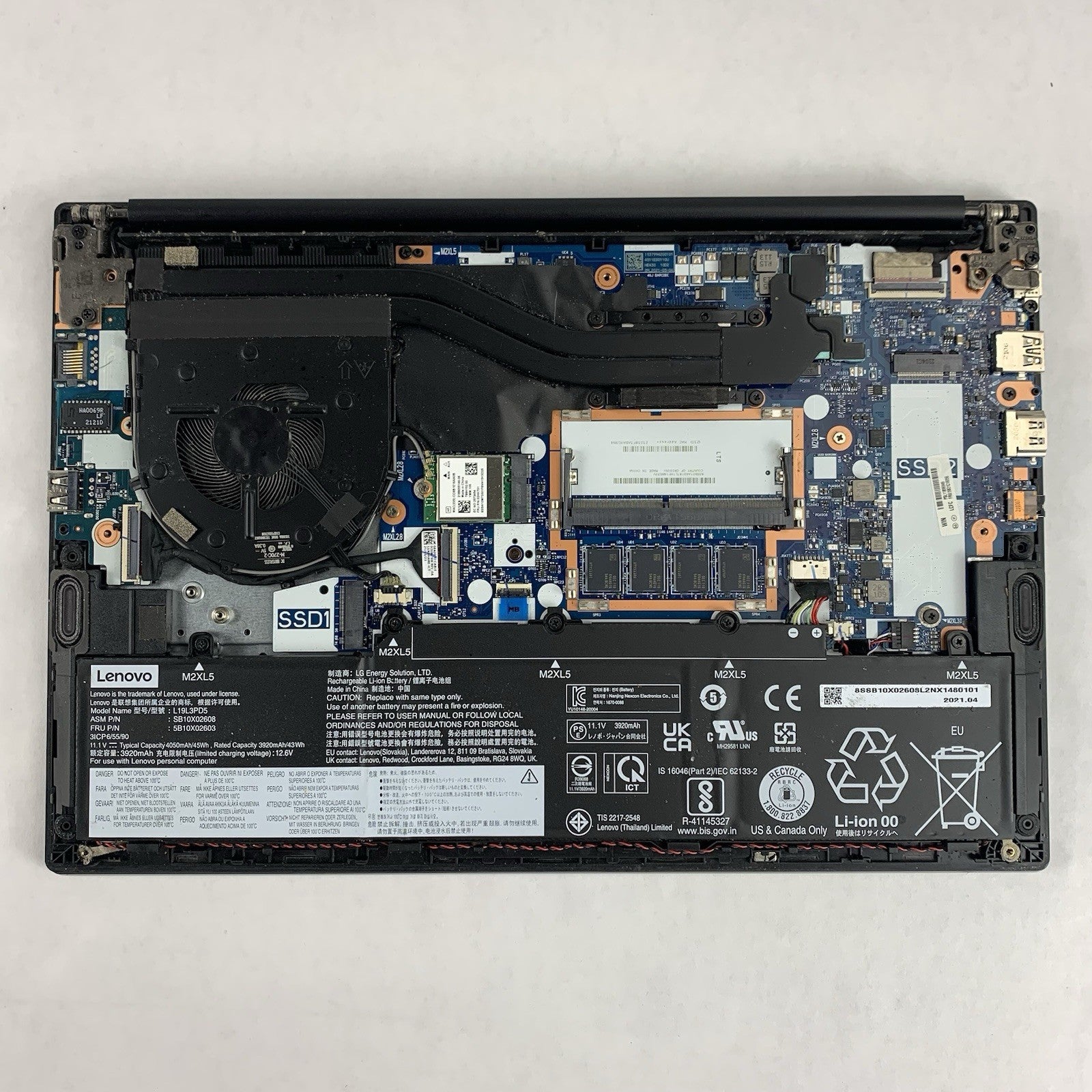 Lenovo ThinkPad E14 Gen 3 14" Ryzen 5 5500U 2.1 Ghz 8 GB Ram No OS/HDD/AC Bezel12