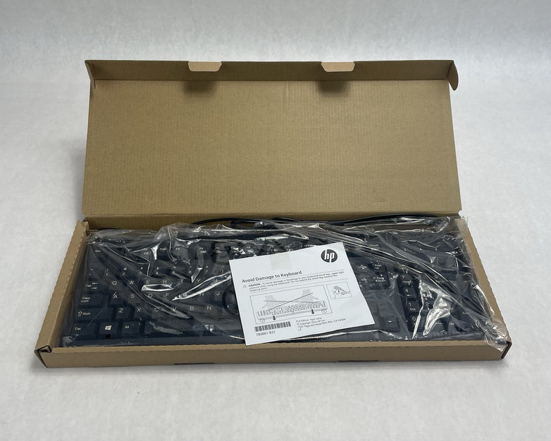 HP SK-2025 Multimedia Keyboard USB Wired with USB Hub Lot of 10