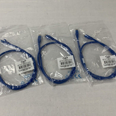 C2G 27141 3ft CAT6 Patch Cable (Lot of 3)