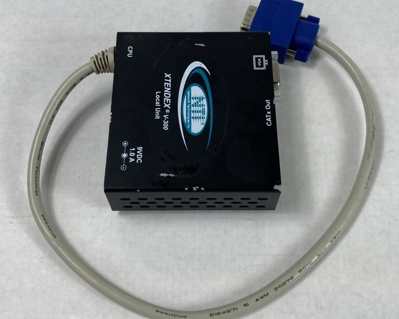 NTI Xtendex V-300 CAT5 VGA Video Extender Local Unit No Power Supply