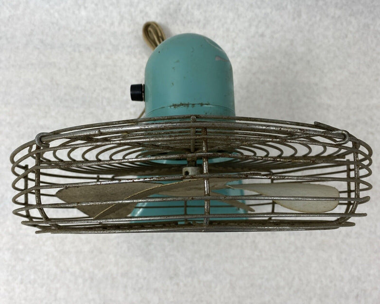 Vintage Superior Electric 1000 Teal Table Fan Base No 1047
