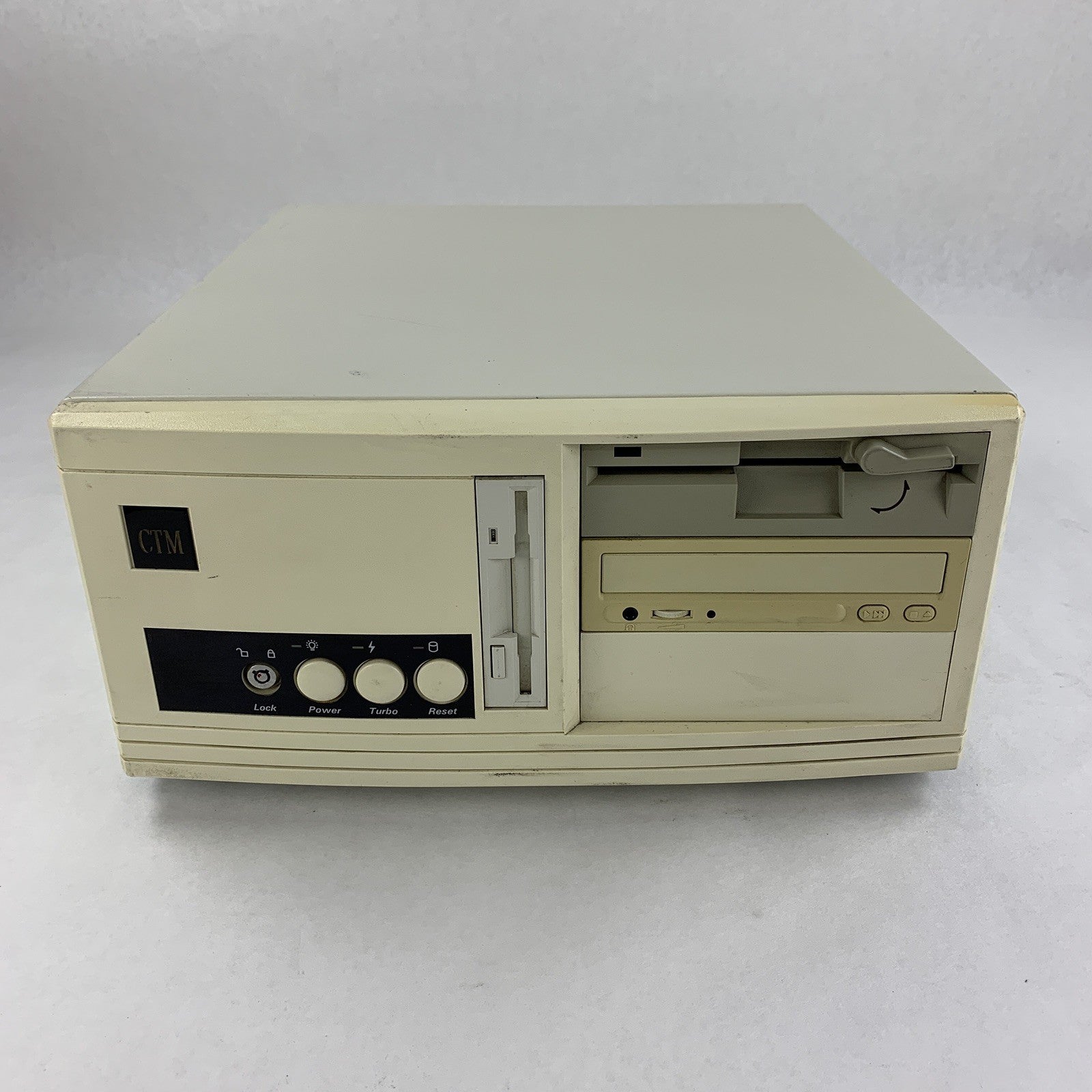 CTM Vintage Computer Desktop Barebones Case w/ Power Supply