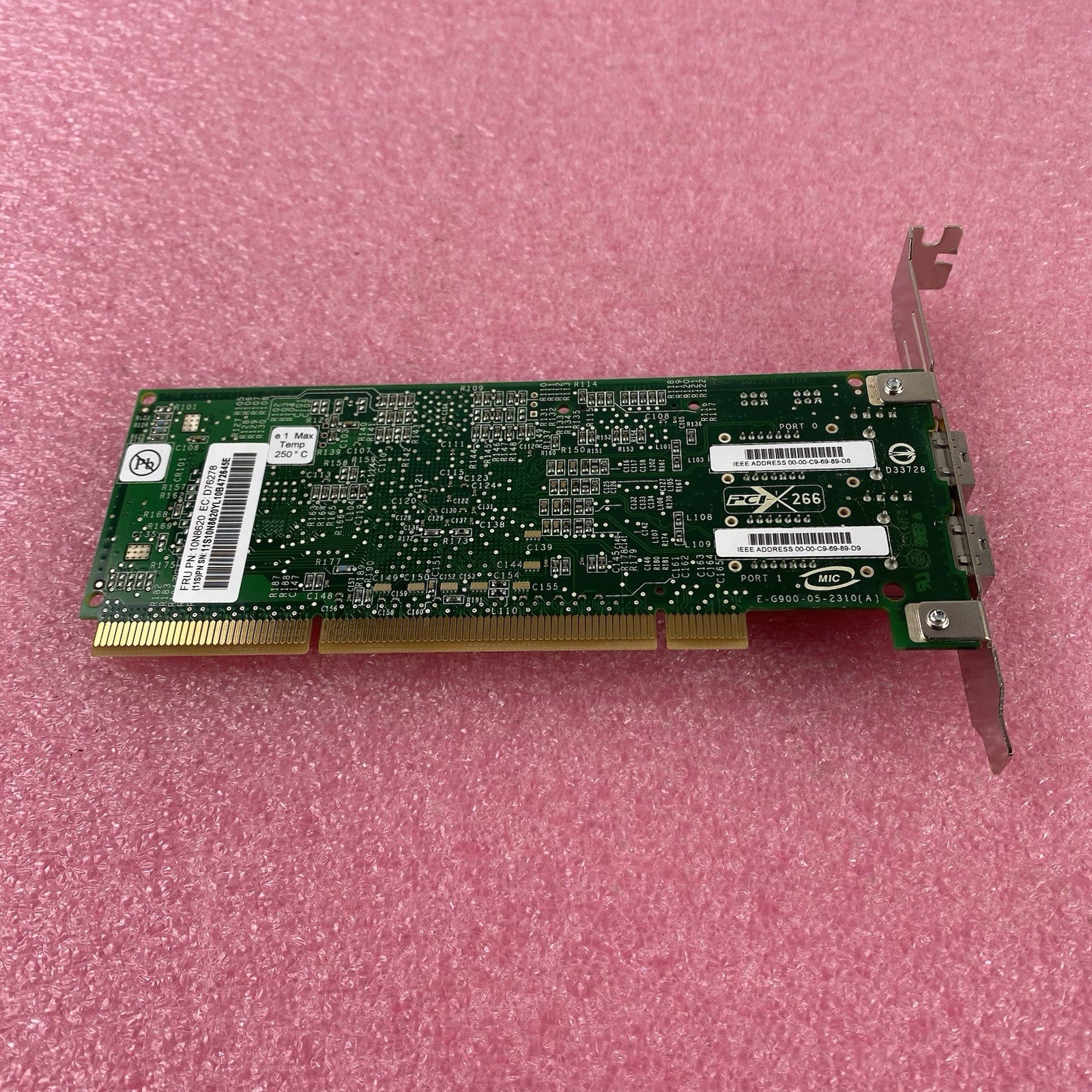 IBM 10N8620 4Gbps 2-Port PCI Fiber Adapter Card (Lot of 2)10