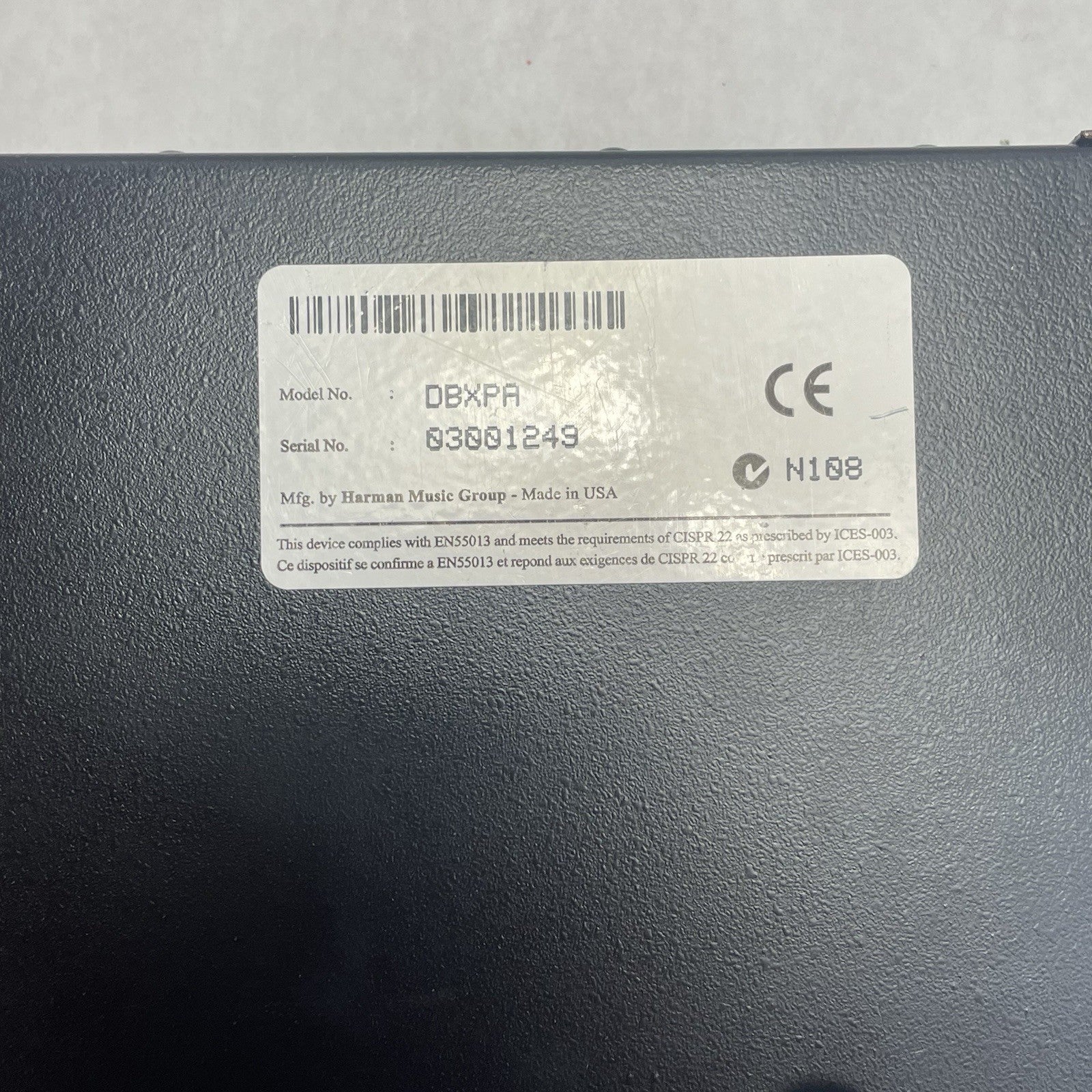 dbx DriveRack PA2 Speaker Management System PA 2 - Genuine Unit - DBXPA2-V13