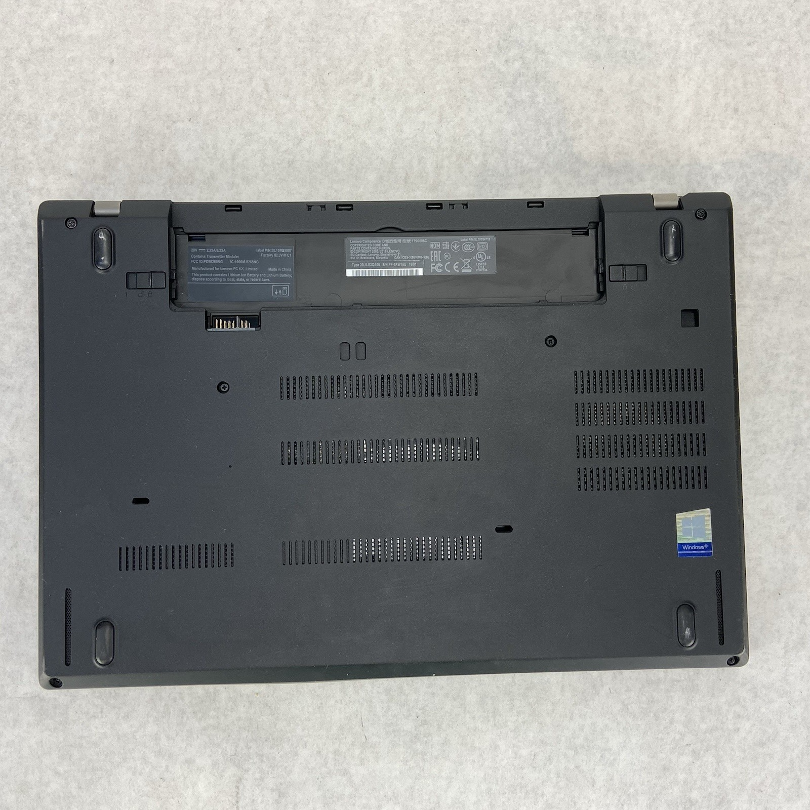 Lenovo ThinkPad T480 Intel Core i5 8350U 1.70GHz 8GB RAM 14" No HDD/OS/Battery