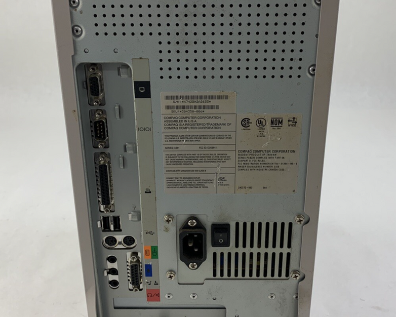 Compaq Presario 4508 Minitower PC Pentium MMX 2.00 MHz 16 MB Ram No OS No HDD