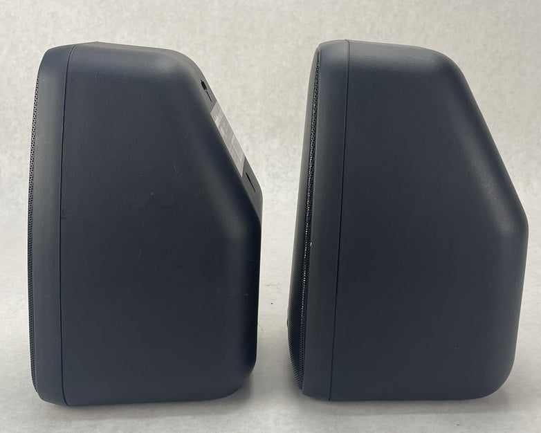 BIC ADATTO A-1, 8 OHM Speaker Pair Tested Broken Plastic on Speaker Input