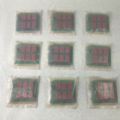 6 Channel Selector MC000396-01 Rev E Card (Lot of 9)