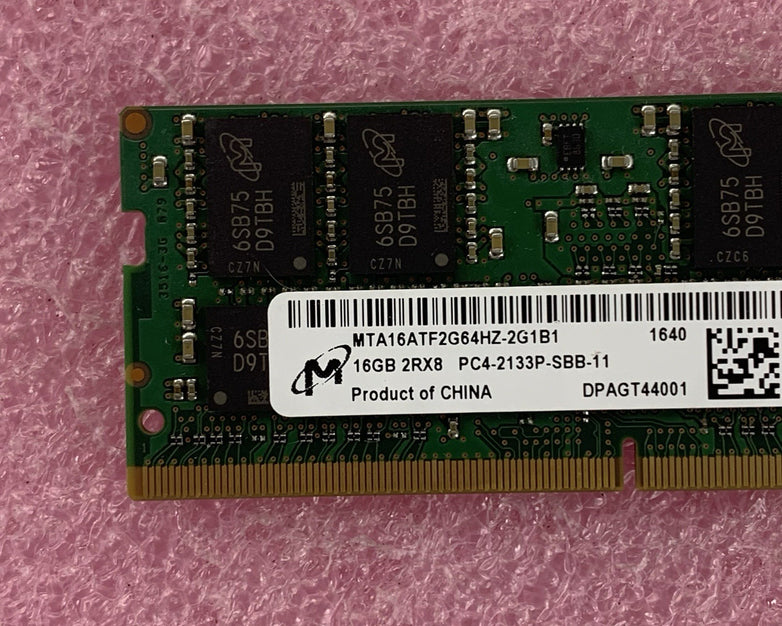Micron MTA16ATF2G64HZ-2G1B1 16 GB PC4-2133P DDR4 Laptop Memory Ram