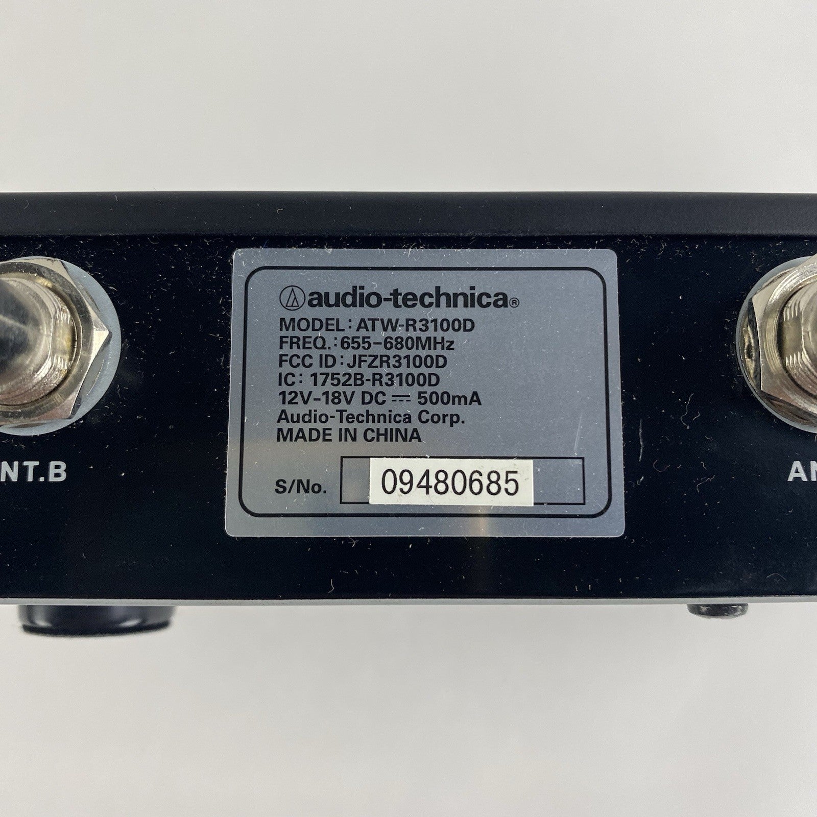Audio-technica ATW-R3100D UHF Synthesized Deiversity Receiver Untested10