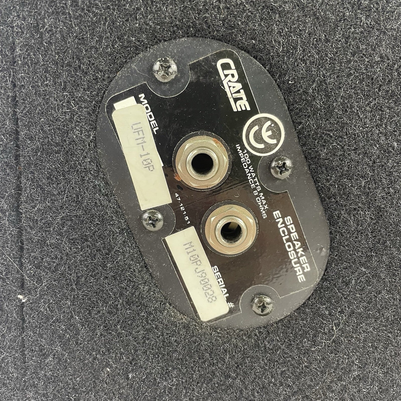 Crate UFM-10p Amp Speaker Tested