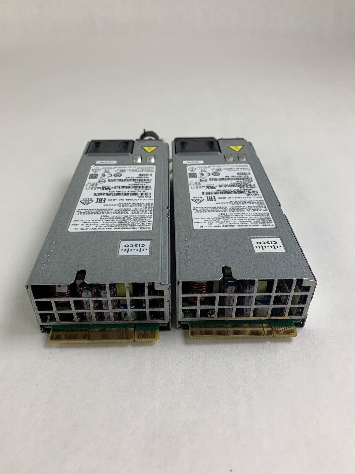 LOT OF 2 Cisco UCSC-PSU1-770W V01 770W Power Supply PS-2771-1S-LF Tested