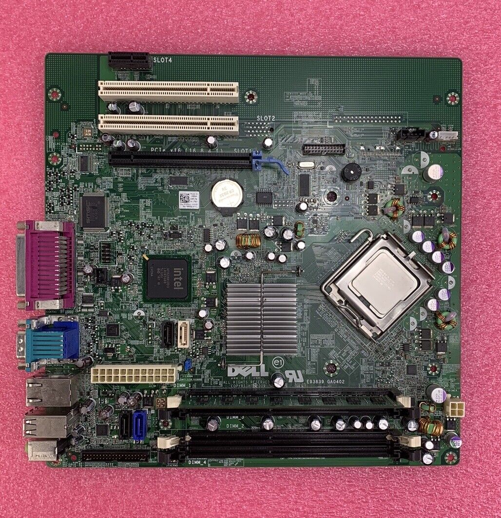 Dell OC27VV Motherboard Intel Core 2 Quad Q9400 2.66GHz 2GB RAM No Shield
