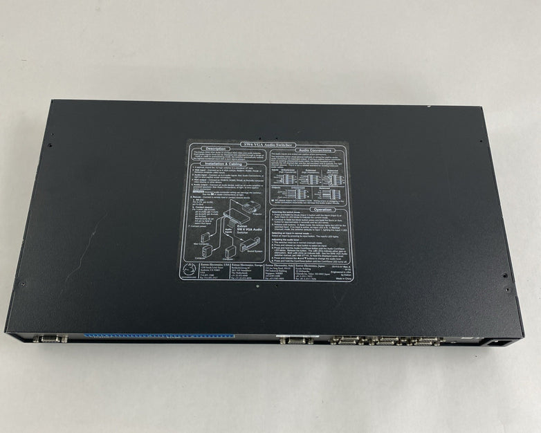 Extron SW6 VGA Audio Switch Tested