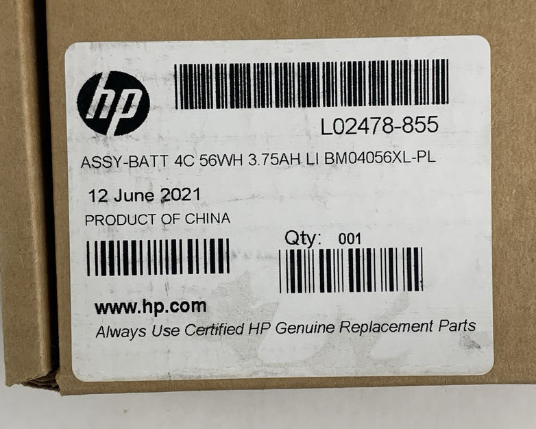 HP Battery BM04056XL EliteBook x360 1030 G3 HSTNN-DB8L L02478-855 Box Opened OEM