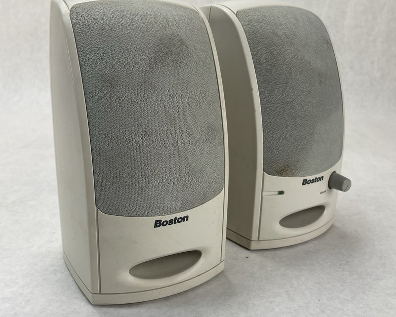 Boston Acoustics BA265 Powered Computer Speakers Multimedia System Beige