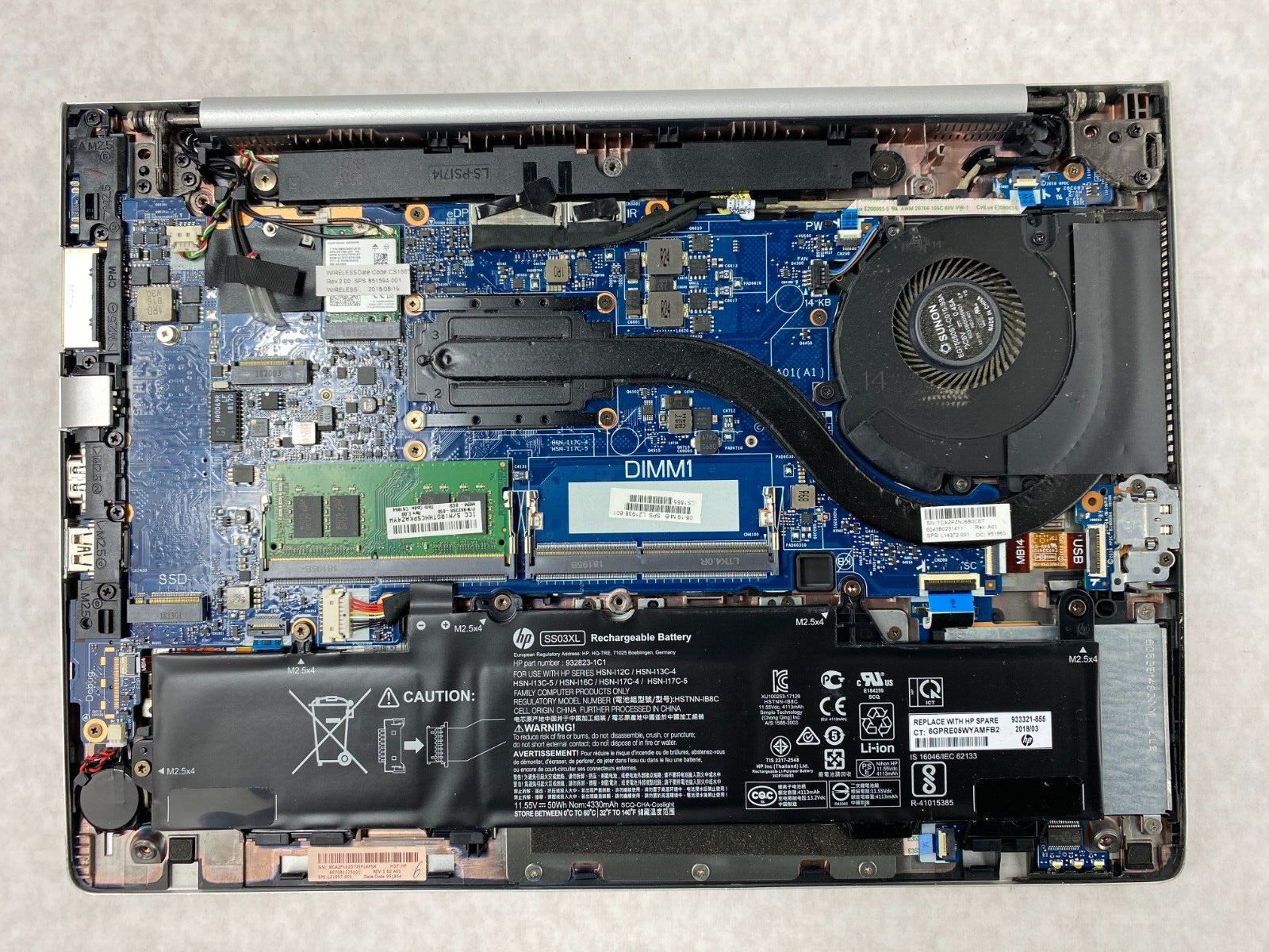 HP EliteBook 745 G5 Touch AMD Ryzen 7 Pro 2700U 2.20GHz 16GB RAM No SSD No OS