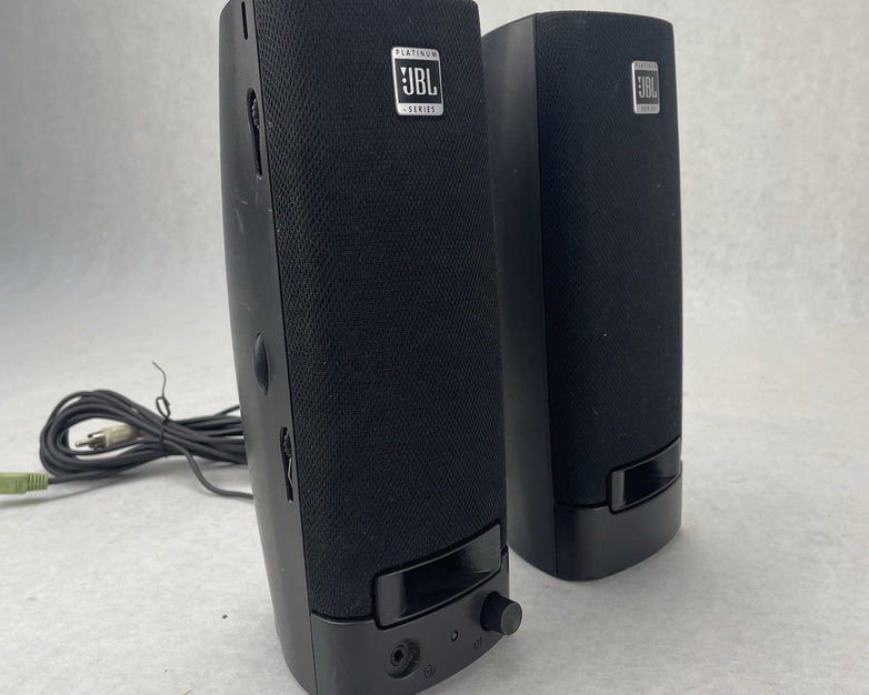Genuine JBL (259139-001) Platinum Wired Computer Speakers Tested No Power Cord