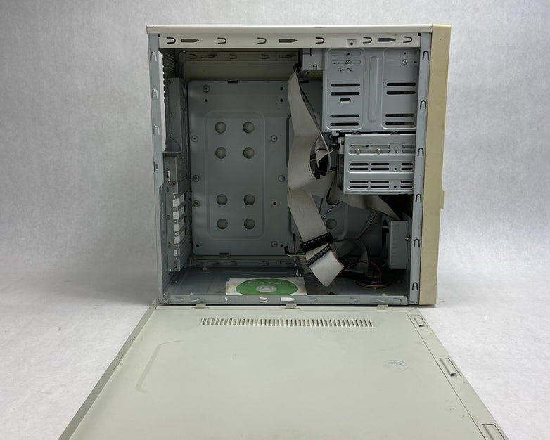 Unbranded ATX Mid Tower Computer Case Beige Bare Bones No Power Supply